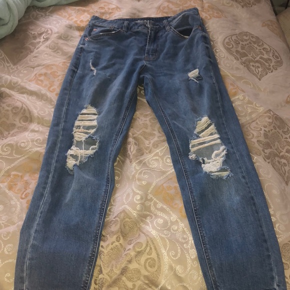 Wild Fable Ripped High Rise Mom Jeans - Picture 2 of 5